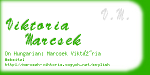 viktoria marcsek business card